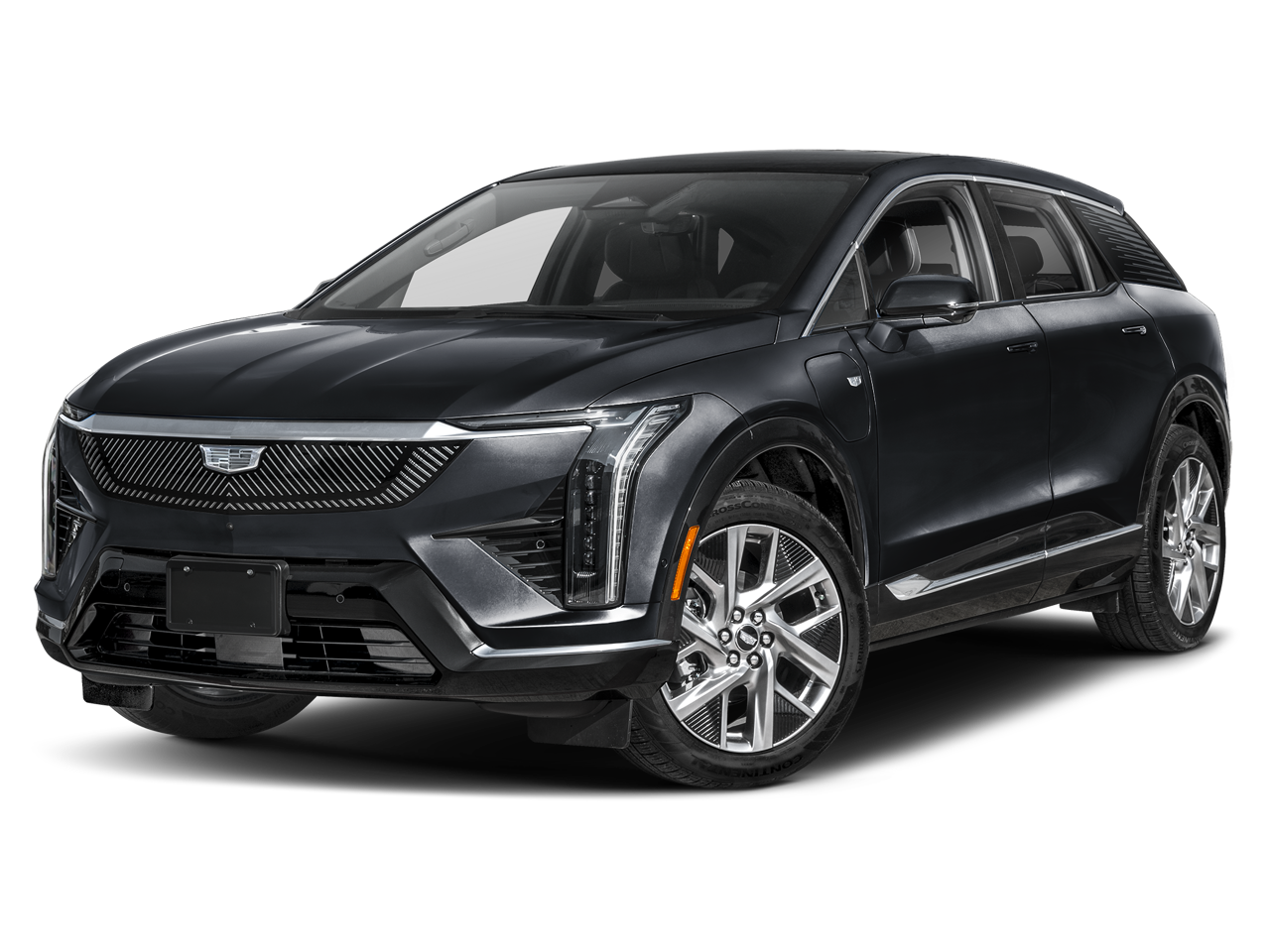 2025 Cadillac OPTIQ Luxury 2 in Black Raven — front three-quarter view