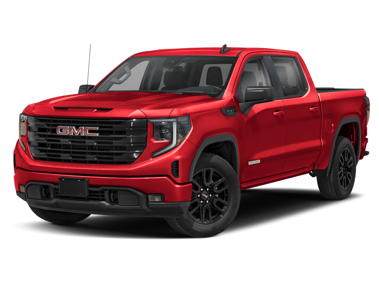 2026 GMC Sierra 1500 Elevation in Onyx Black — front three-quarter view