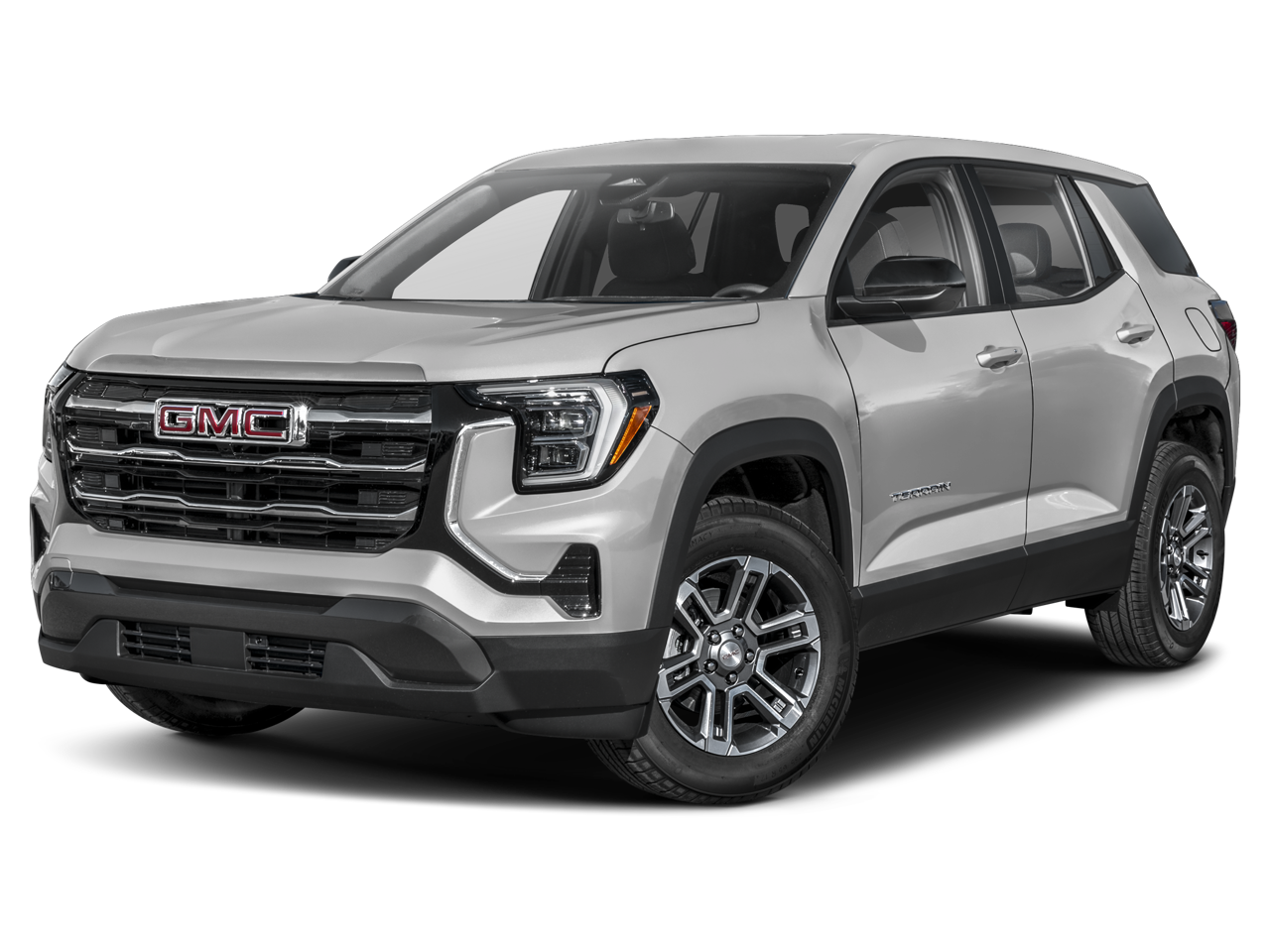 2027 GMC Terrain AWD Denali in Glacier White Tricoat — front three-quarter view
