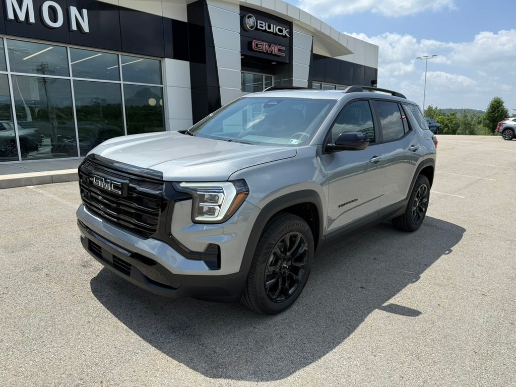2027 GMC Terrain AWD Elevation in Sterling Metallic — front three-quarter view