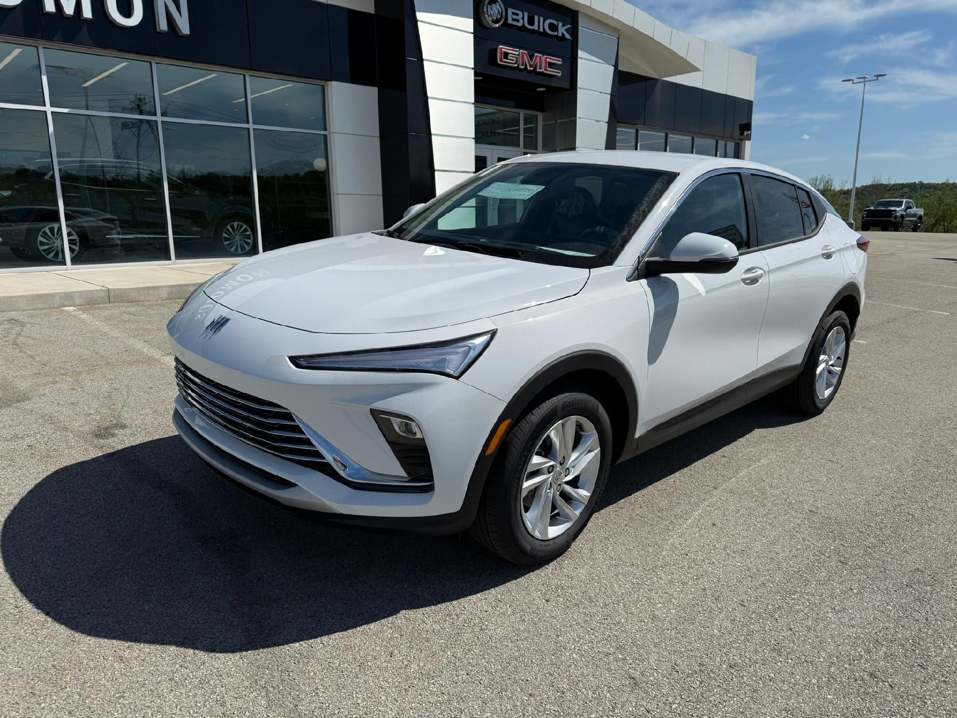 2026 Buick Envista Preferred in Summit White — front three-quarter view