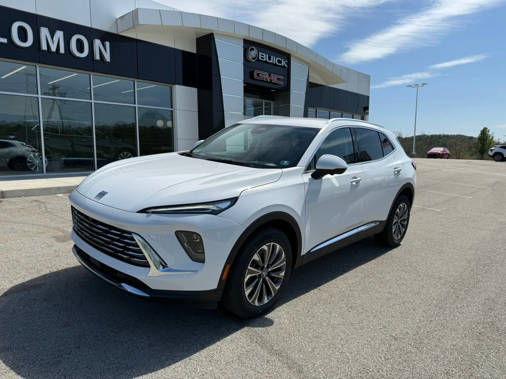 2026 Buick Envision Preferred in Summit White — front three-quarter view