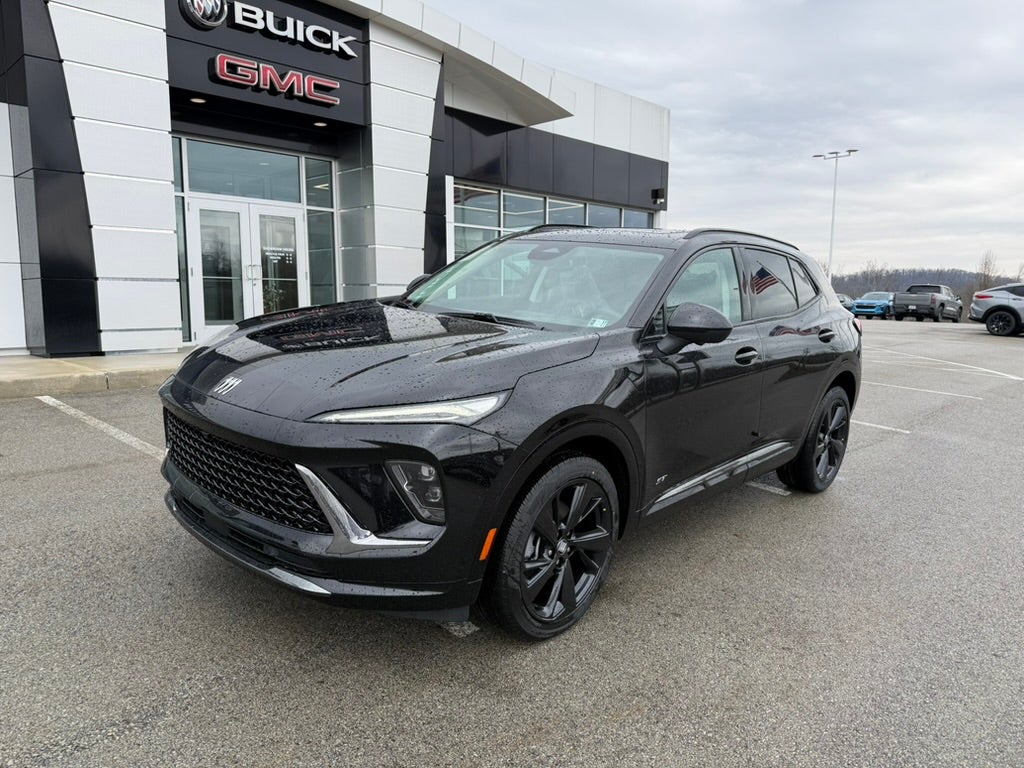 2026 Buick Envision Sport Touring in Ebony Twilight Metallic — front three-quarter view